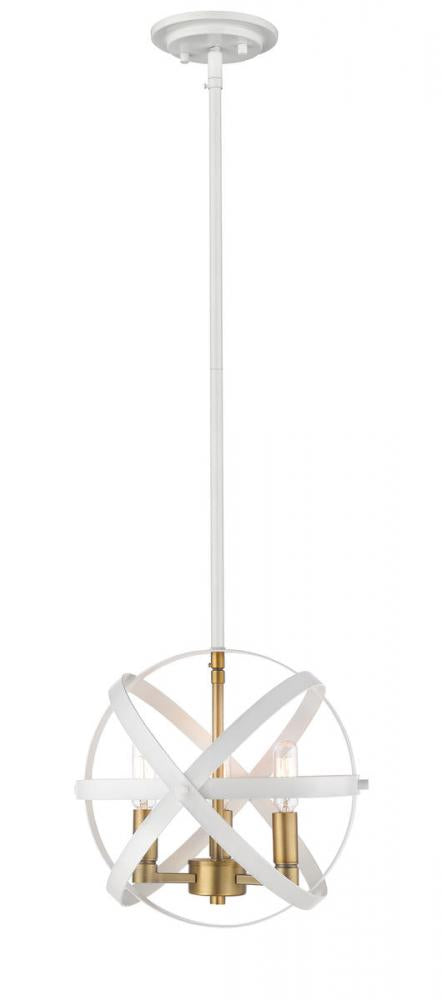 Z-Lite Lighting 463-12HWH-OBR Ceiling Light Fixture Contemporary - Brass