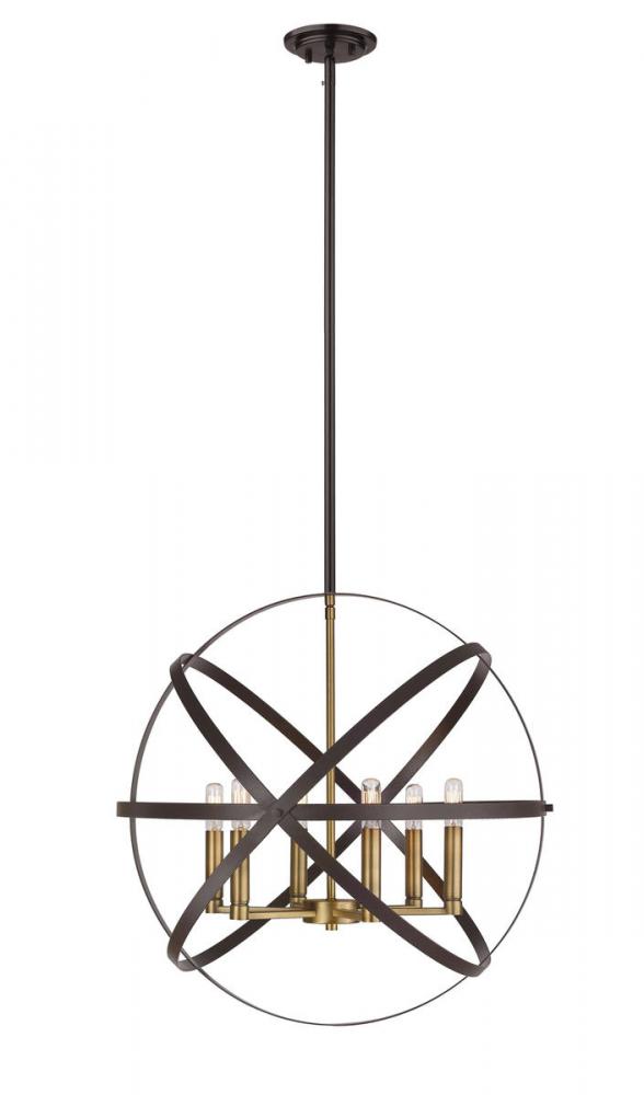 Z-Lite Lighting 463-24HBRZ-OBR Chandelier Contemporary - Brass