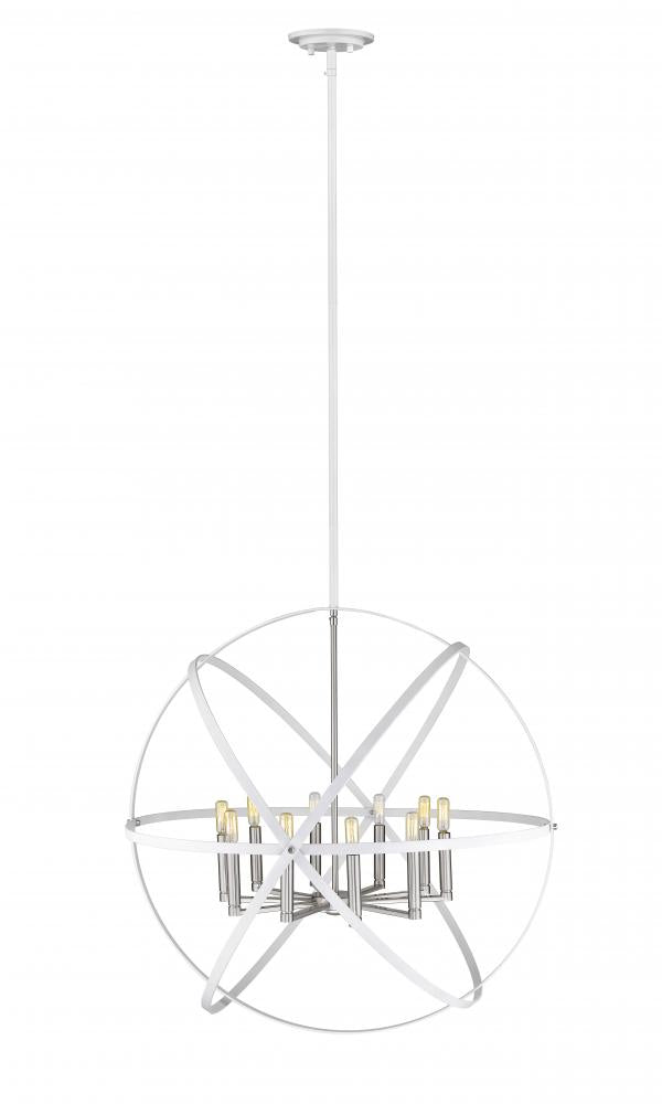 Z-Lite Lighting 463-36HWH-BN Chandelier Restoration - Nickel