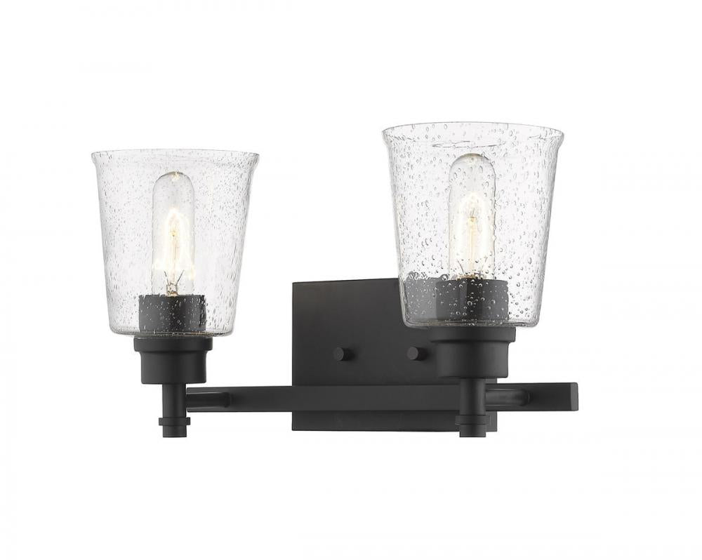 Z-Lite Lighting 464-2V-MB Bathroom Fixture Contemporary - Black