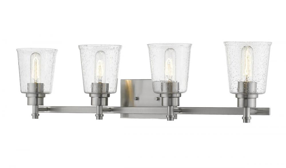 Z-Lite Lighting 464-4V-BN Bathroom Fixture Contemporary - Nickel