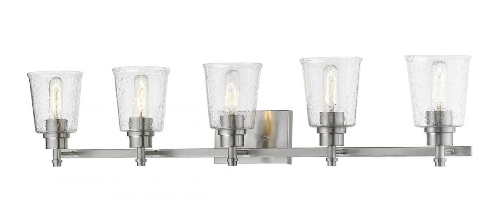 Z-Lite Lighting 464-5V-BN Bathroom Fixture Contemporary - Nickel