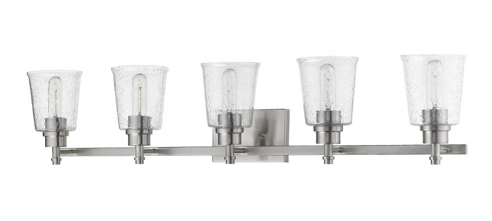 Z-Lite Lighting 464-5V-BN Bathroom Fixture Contemporary - Nickel