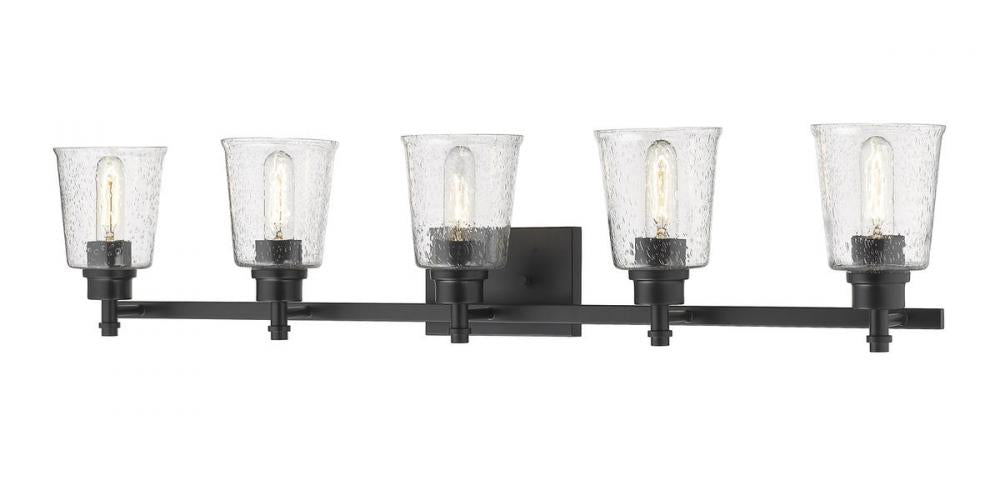 Z-Lite Lighting 464-5V-MB Bathroom Fixture Contemporary - Black