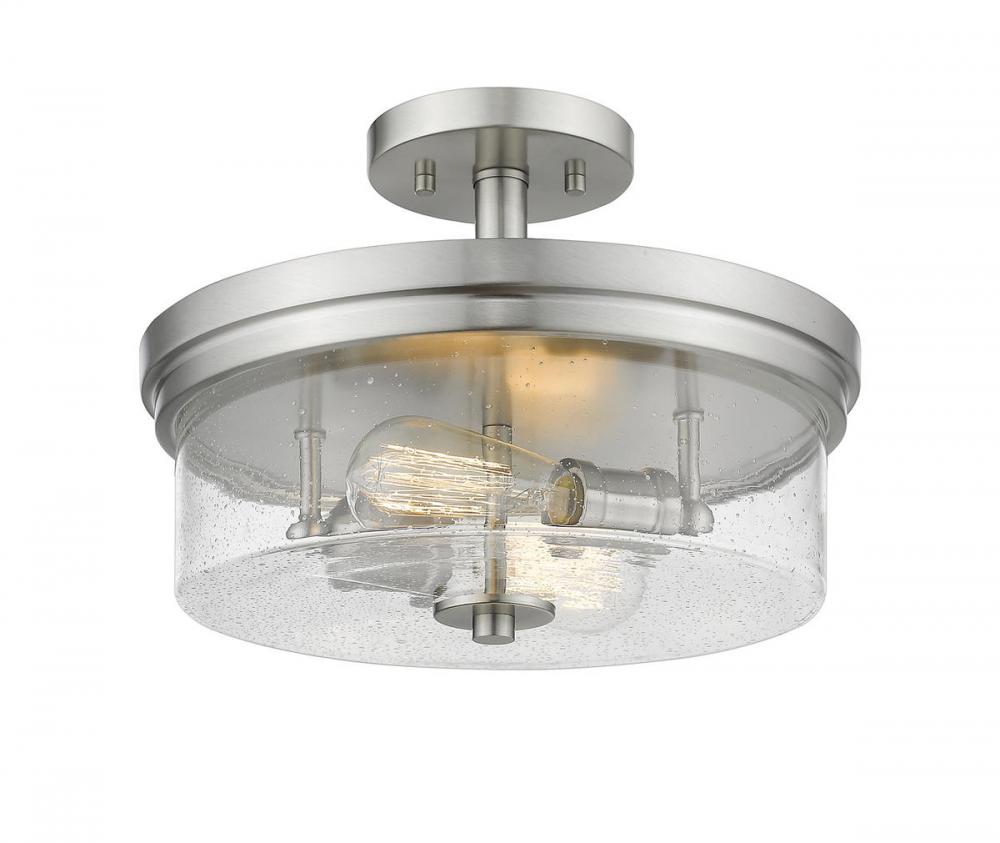 Z-Lite Lighting 464SF-BN Ceiling Light Fixture Contemporary - Nickel