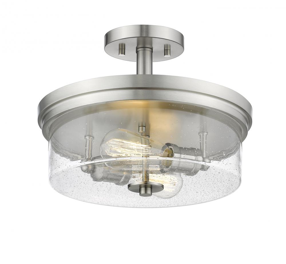 Z-Lite Lighting 464SF-BN Ceiling Light Fixture Contemporary - Nickel