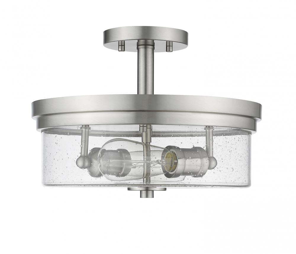 Z-Lite Lighting 464SF-BN Ceiling Light Fixture Contemporary - Nickel