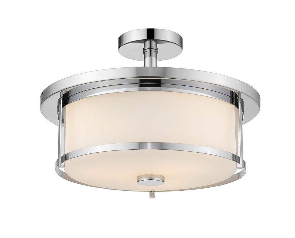 Z-Lite Lighting 465SF16-CH Ceiling Light Fixture Traditional - Chrome