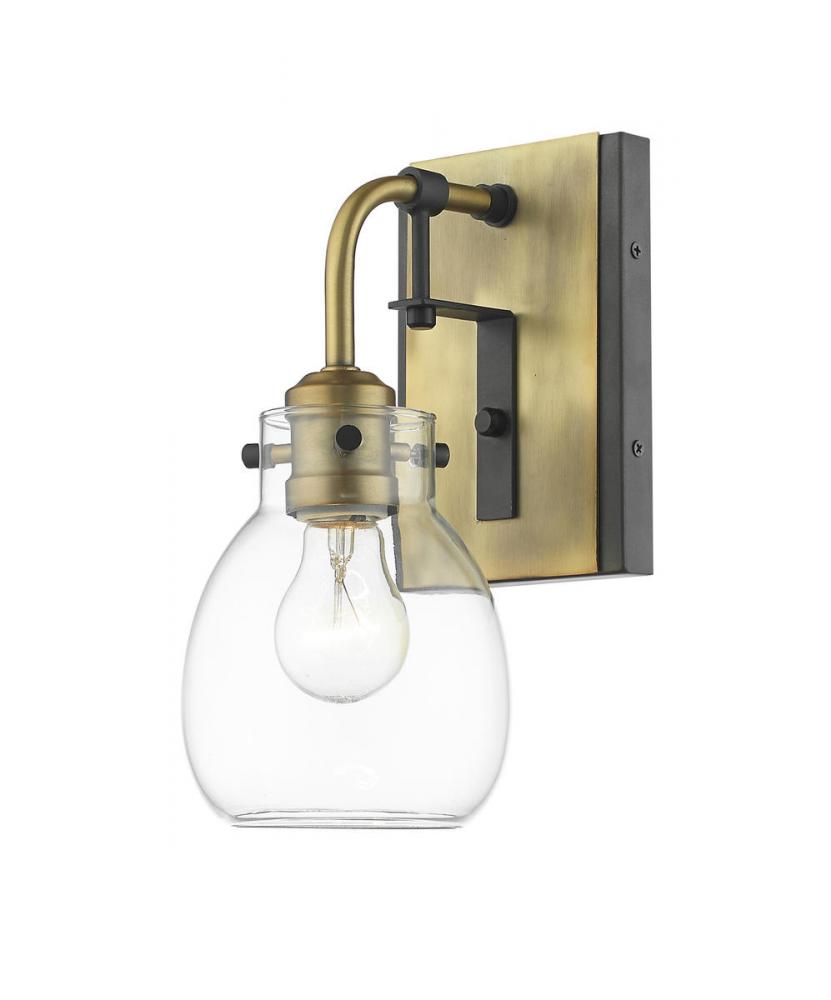 Z-Lite Lighting 466-1S-MB-OBR Wall Light Fixture Industrial - Brass