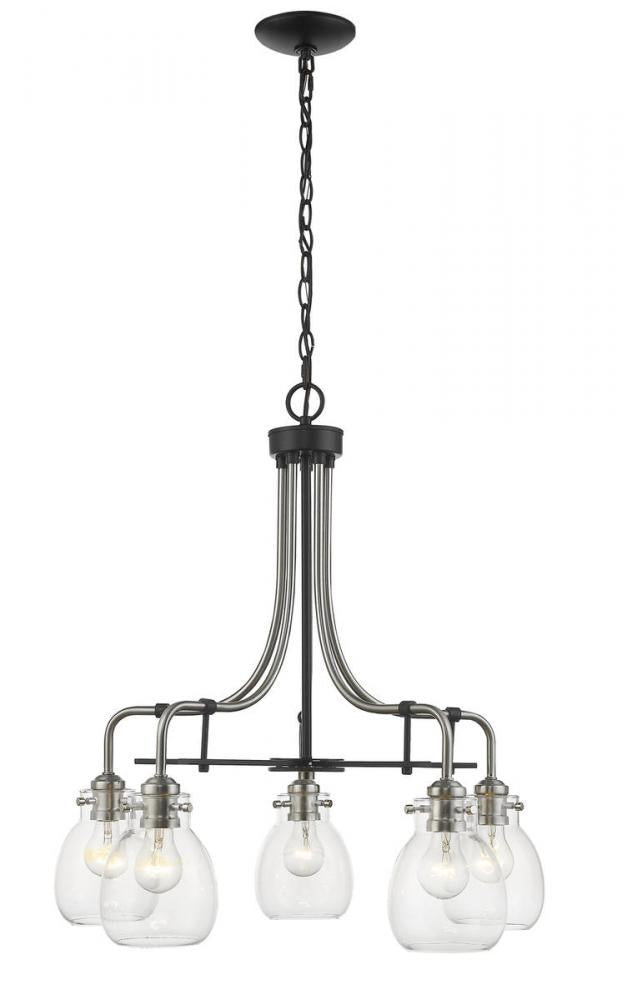 Z-Lite Lighting 466-5MB-BN Chandelier Industrial - Nickel