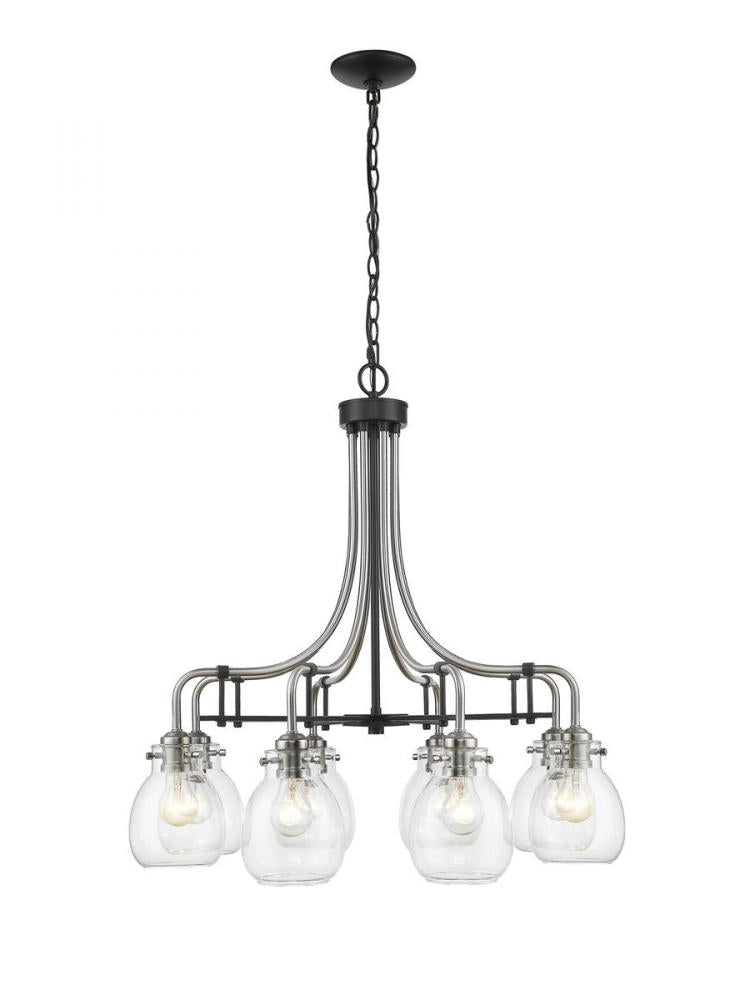 Z-Lite Lighting 466-8MB-BN Chandelier Industrial - Nickel