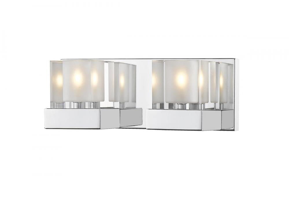 Z-Lite Lighting 467-2V-CH-LED Bathroom Fixture Contemporary - Chrome