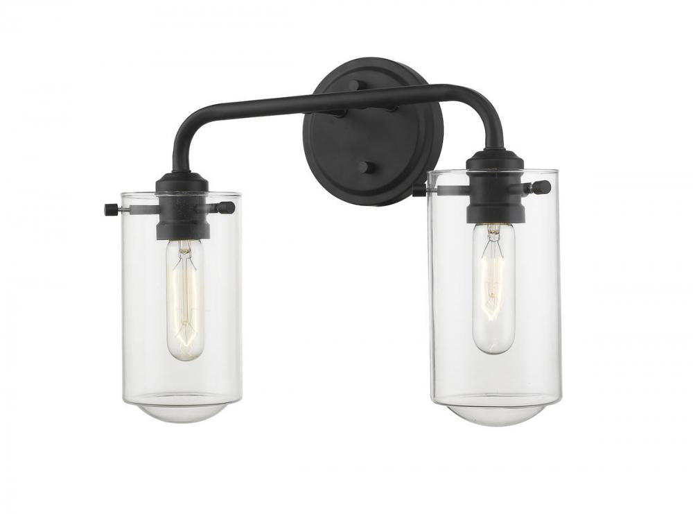 Z-Lite Lighting 471-2V-MB Bathroom Fixture Traditional - Black