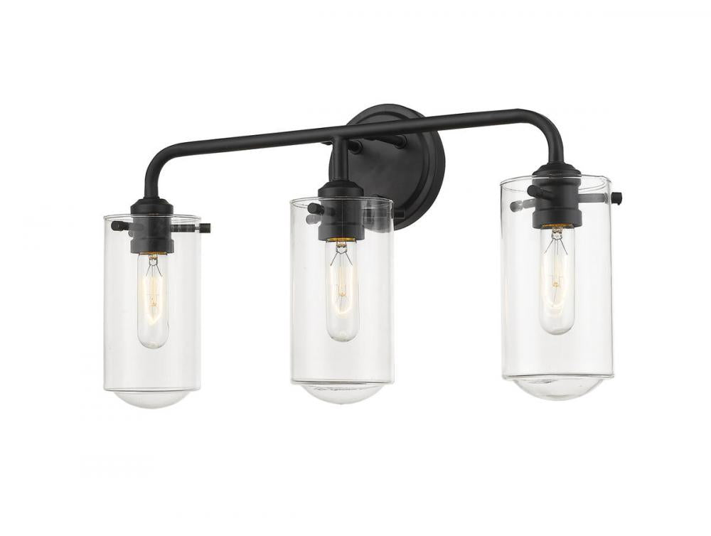 Z-Lite Lighting 471-3V-MB Bathroom Fixture Traditional - Black