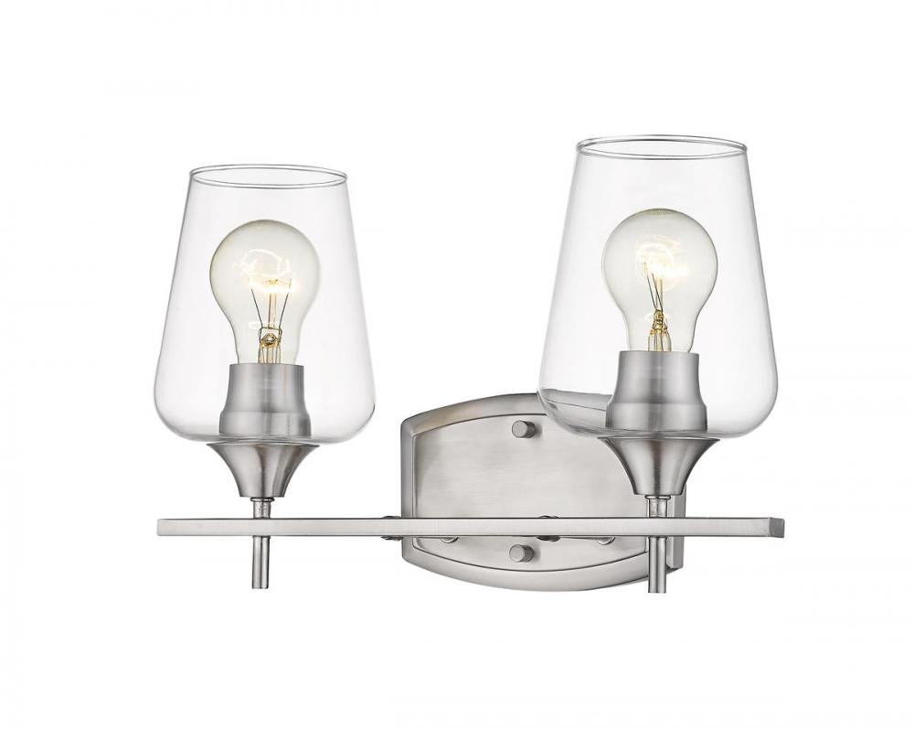 Z-Lite Lighting 473-2V-BN Bathroom Fixture Traditional - Nickel