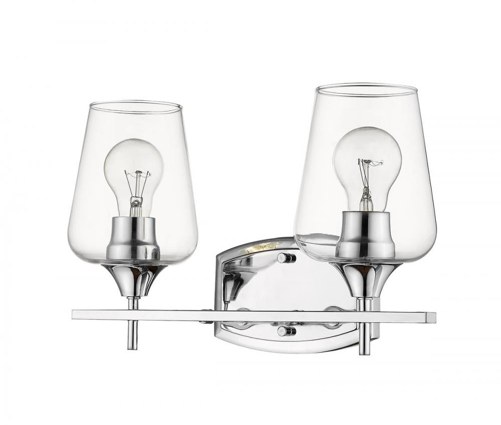 Z-Lite Lighting 473-2V-CH Bathroom Fixture Traditional - Chrome